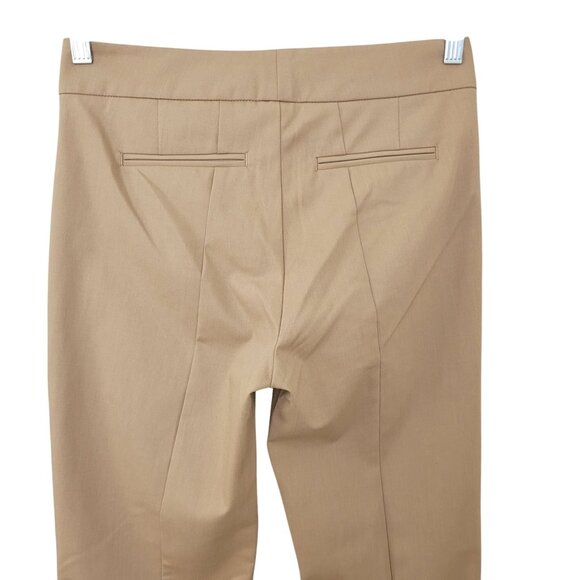 Ecru Lafayette Flare Leg Trousers Womens Size 4 Camel Career NWT - Picture 5 of 7